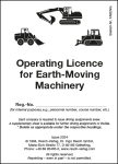 Driving Licence for Earth-Moving Machinery